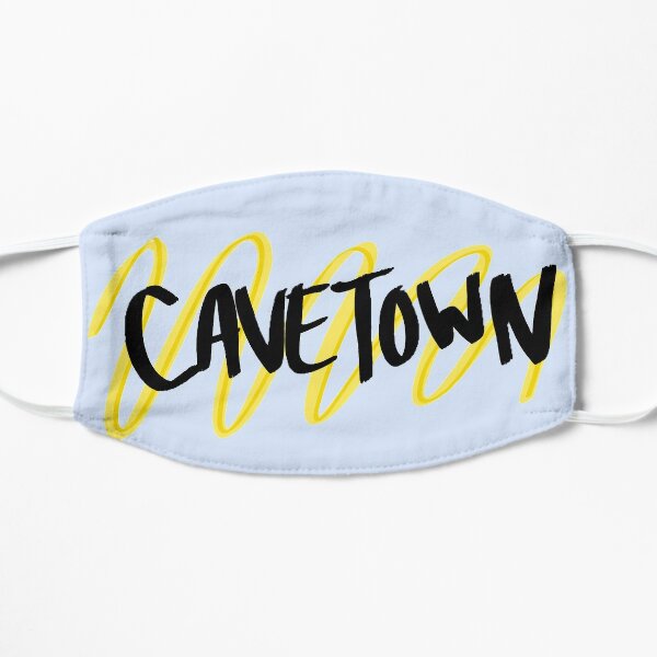 CAVETOWN- Squiggle Background Flat Mask RB0506 product Offical cavetown Merch